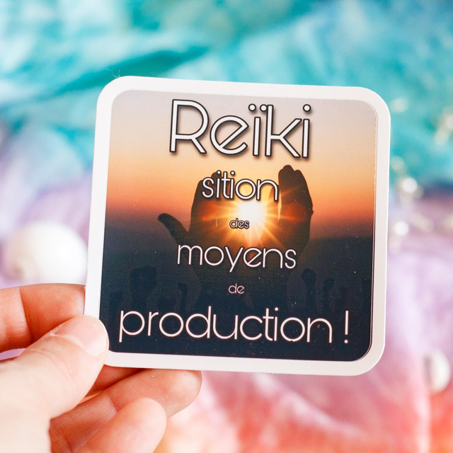 Namaste Grands Morts × Vénus en Filet ❧ Sticker Reikisition des moyens de production