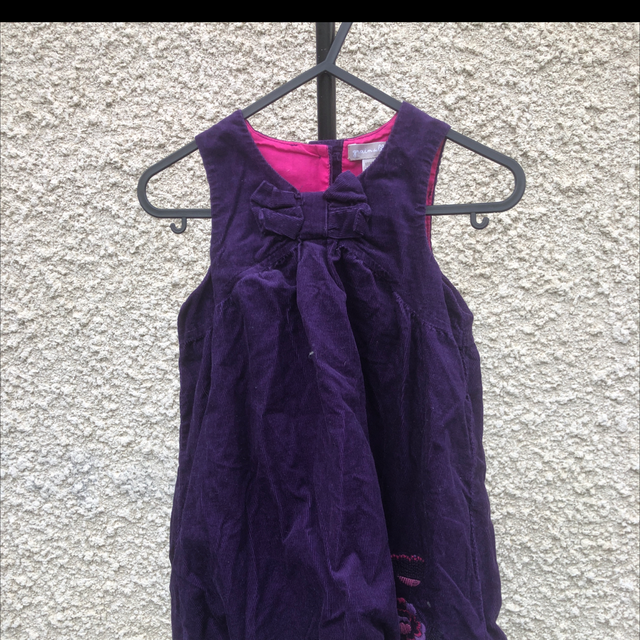 Robe velours doublée Grain de blé 