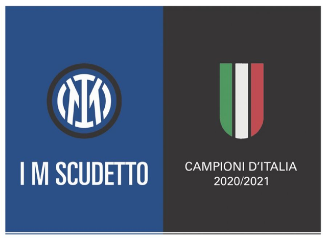 BANDIERA F.C. INTER 140 X 220 SCUDETTO 20/21MAXI