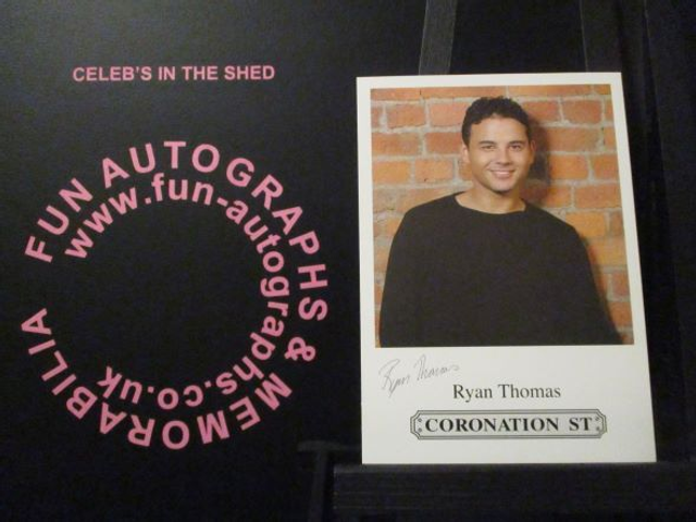 Ryan Thomas (Jason Grimshaw) Original Coronation Street Pre-Print Cast Card (2)