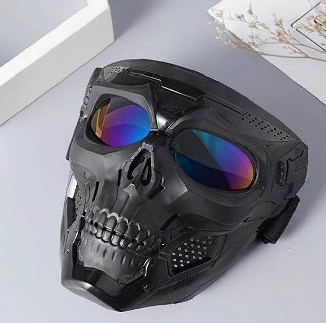 09 ... Masque Paintball marron