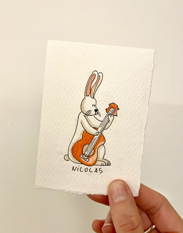 Famille animaux à l’aquarelle