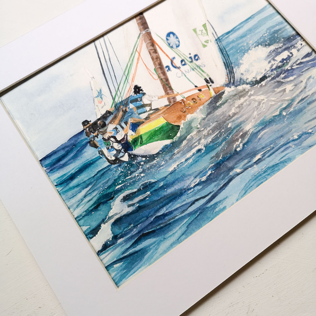 Vela Latina Canaria Bote Unión San Cristóbal