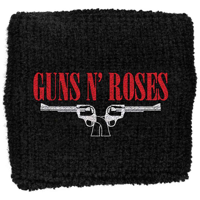 GUNS N' ROSES EMBROIDERED WRISTBAND: PISTOLS