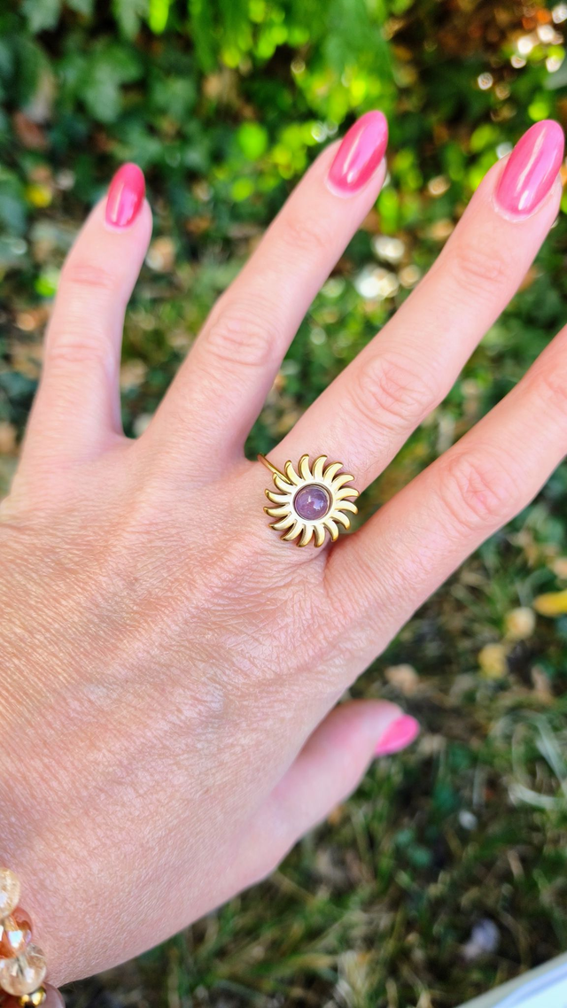 Bague Soleil Améthyste