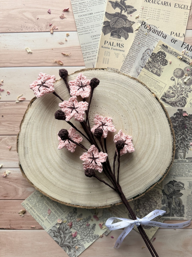 Bouquet de fleurs de cerisier et bourgeons