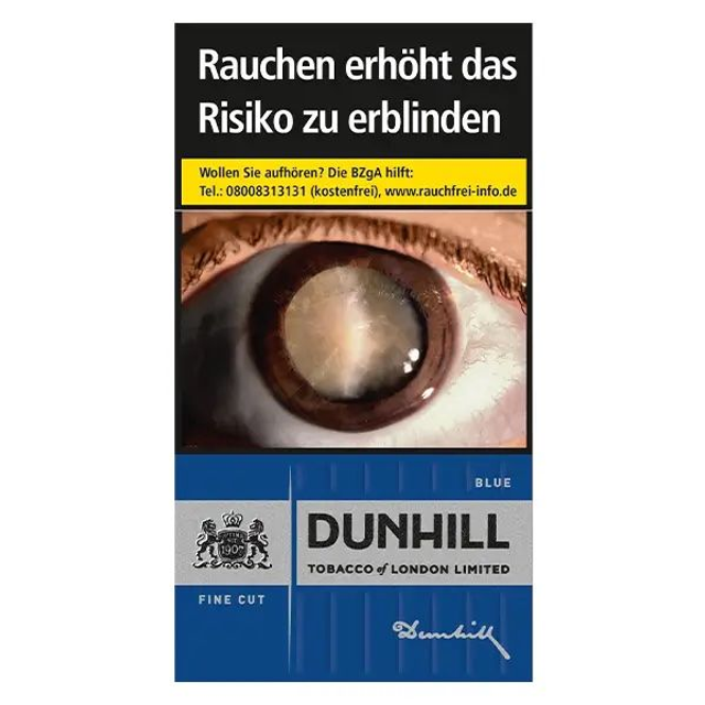 Dunhill Zigaretten Blue Fine Cut Original Pack