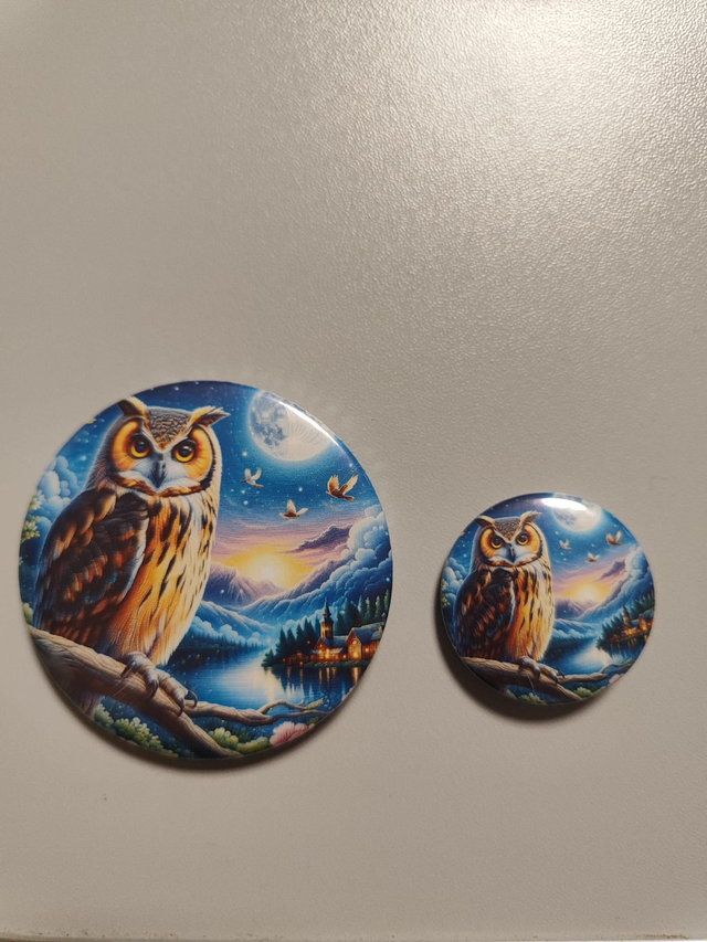 Eule Button 