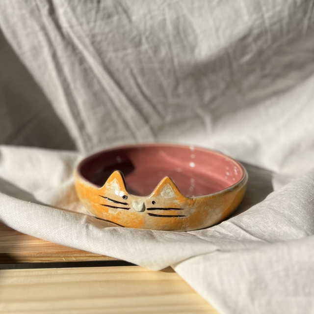 Katzenschüssel pink