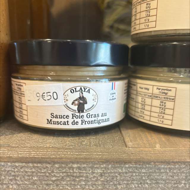 Sauce foie gras au muscat de frontignan 