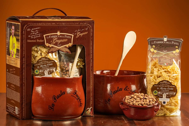 Pasta e fagioli con pentola miele - La Fabbrica della Pasta di Gragnano