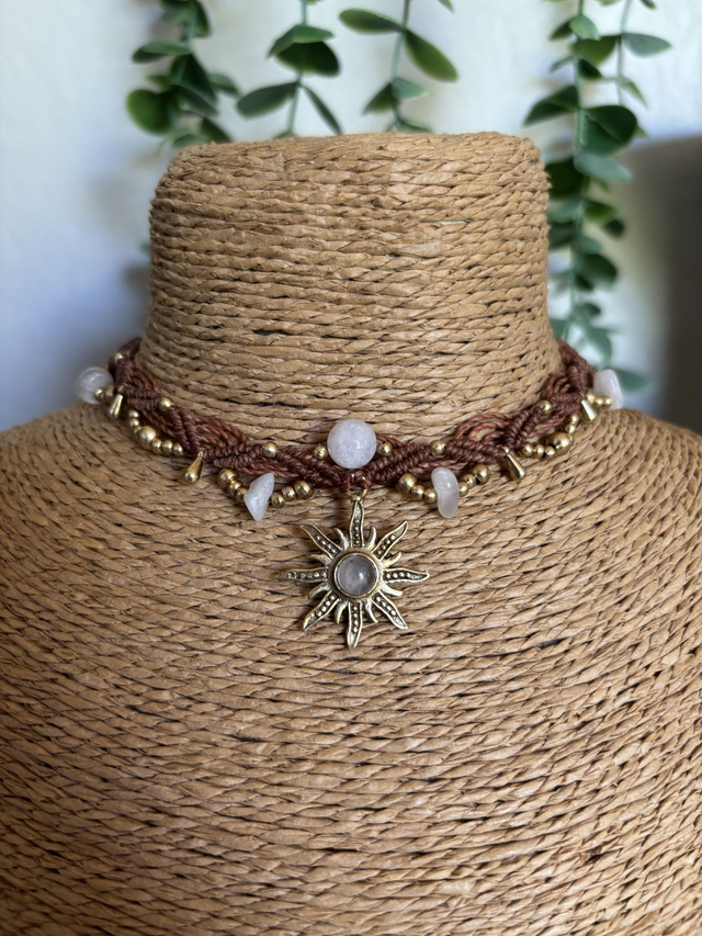 Collier HEMERA DORE - Personnalisable