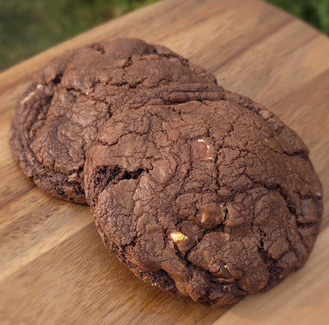 Chunky triple choc cookie
