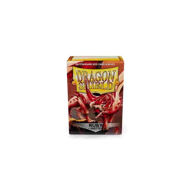 Dragon Shield Matte 100 Sleeves - Ruby