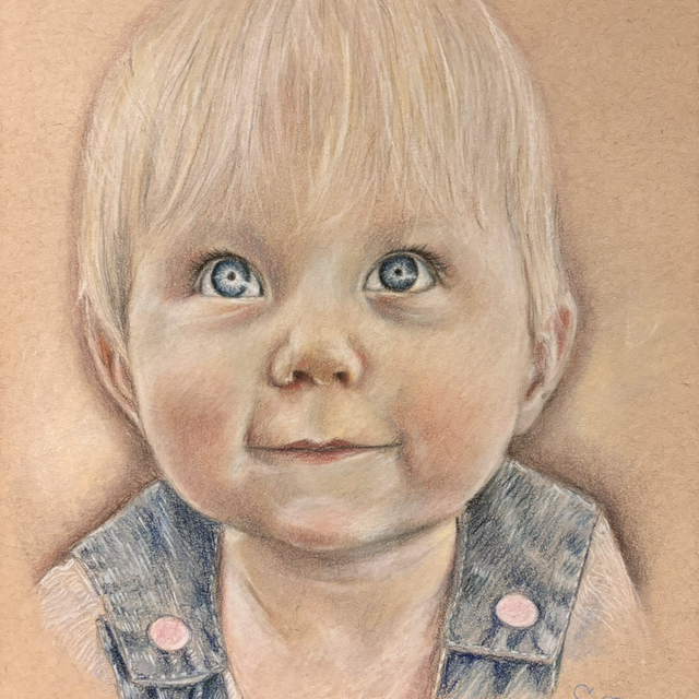 Portrait couleur 1 visage