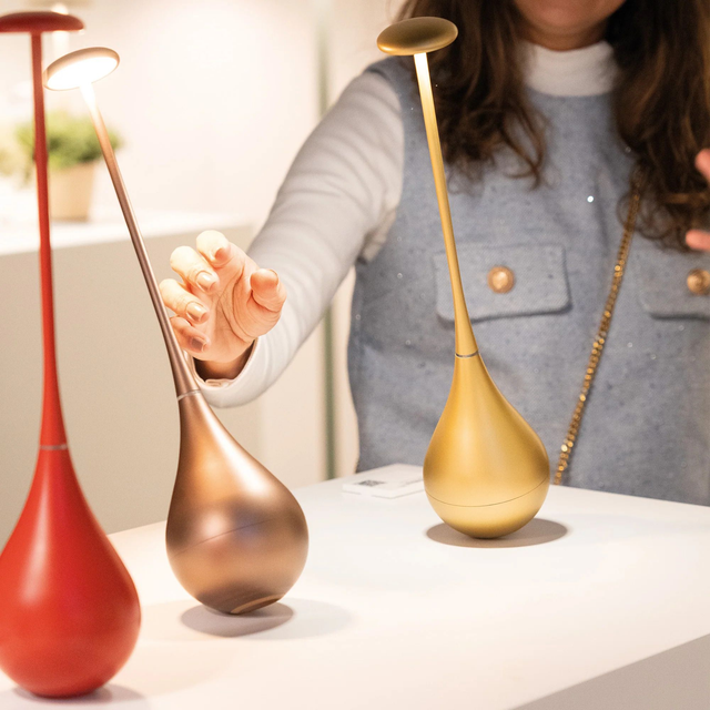 Zafferano Dondolina Lampe de table / Conception Pio et Tito Toso