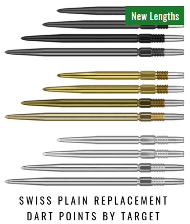 Swiss Plain Replacement Dart Points by Target