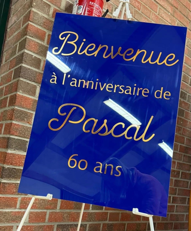 Panneau de bienvenue 50x70cm "chic"