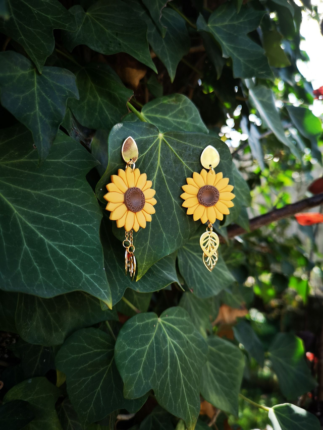 Collection Florale Brise d&#039;Automne - Boucles d&#039;oreilles Daphné