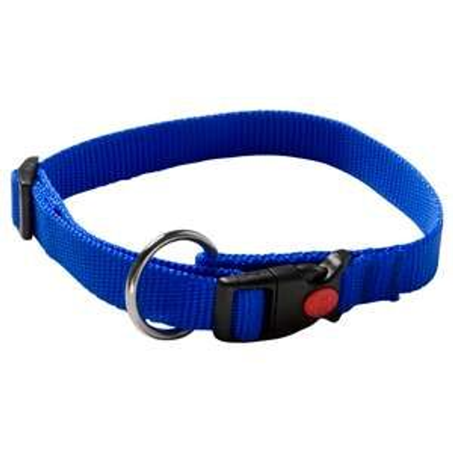 Adori klikhalsband nylon blauw L/XL