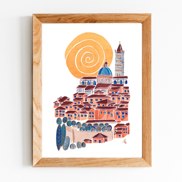 Sienne - Artprint