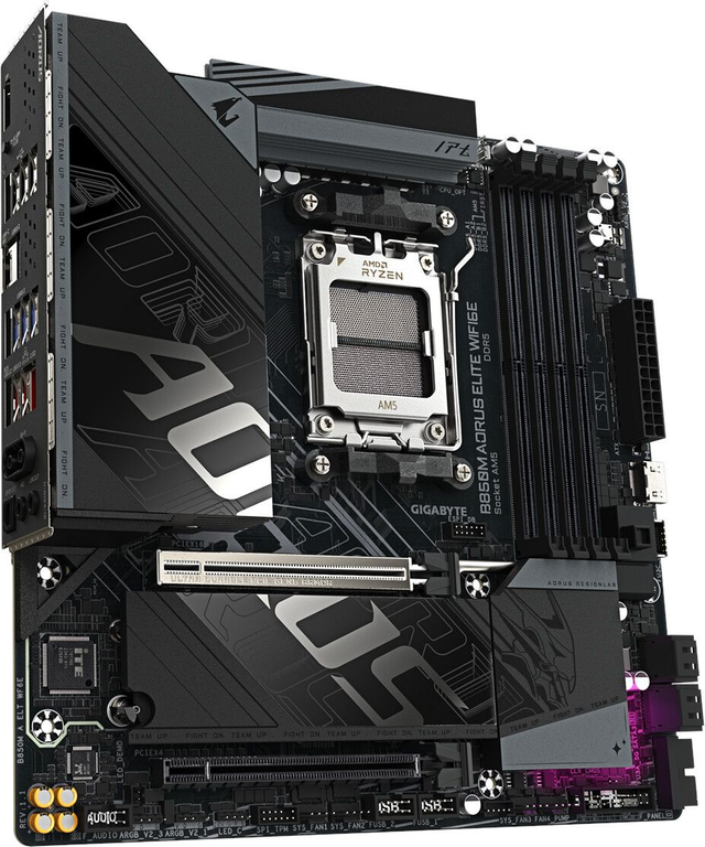 02.2.0099 – Scheda Madre Gigabyte B850M AORUS ELITE – Micro‑ATX gaming avanzata per Ryzen 7000/8000/9000