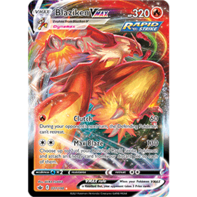 Chilling Reign: Blaziken VMAX 021/198