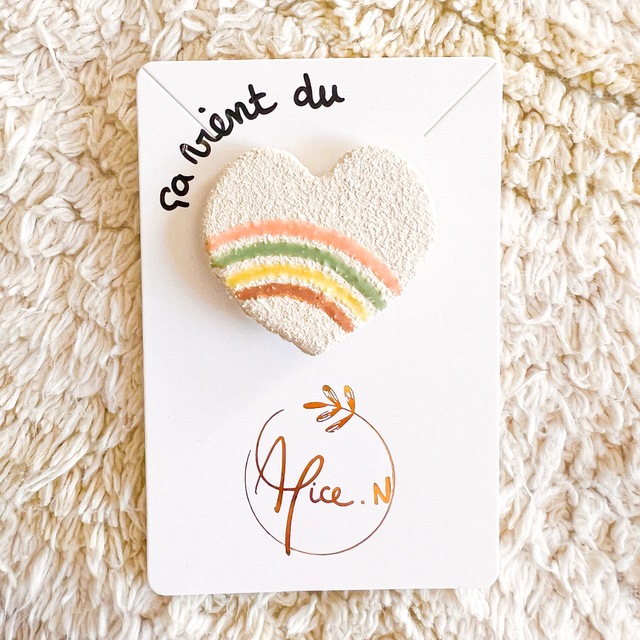 Broche « ça vient du coeur » 01