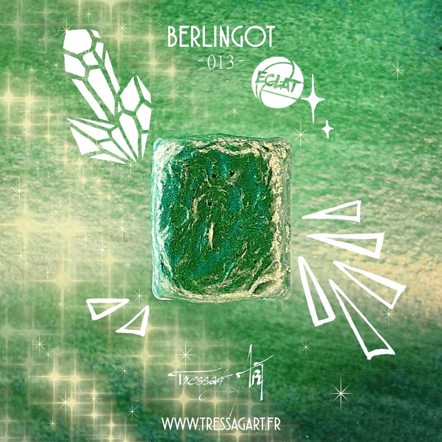 TRESSAG&#039;ART - AQUARELLE ARTISANALE - 013 BERLINGOT - ECLAT - TR000013