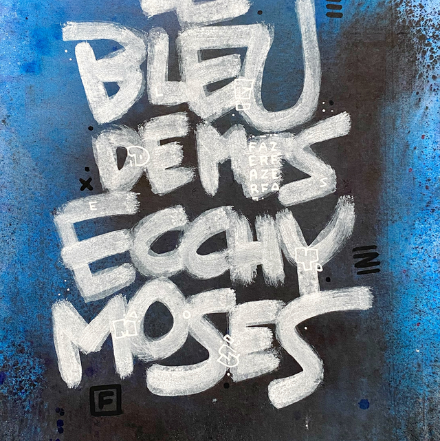 Le bleu de mes ecchymoses - 21x29cm / 2025