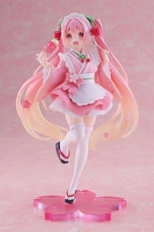 Hatsune Miku: Newley Written Sakura Miku (Japanese Cafe Ver.) Figure