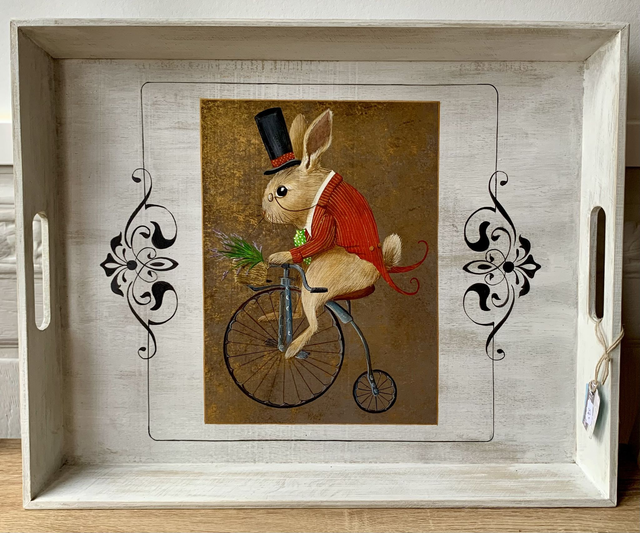 Plateau "lapin en balade n°2"