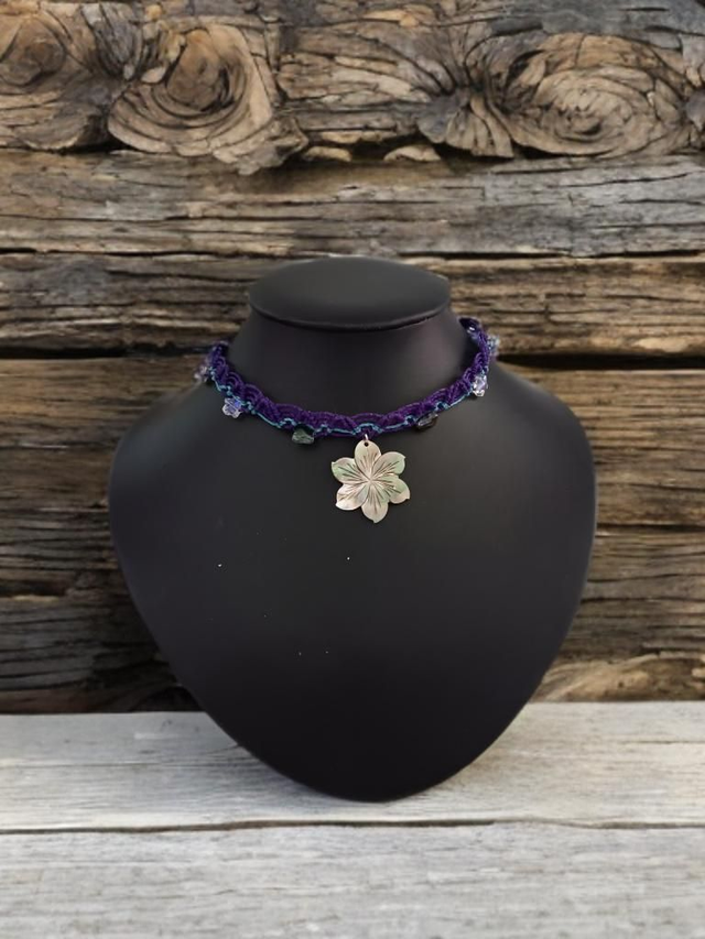 Collier réglable "Ailes de cristal"