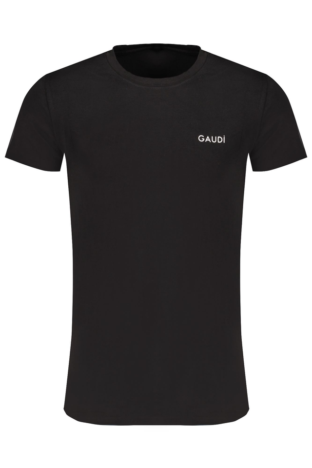 GAUD?T-SHIRT MANICHE CORTE UOMO NERO