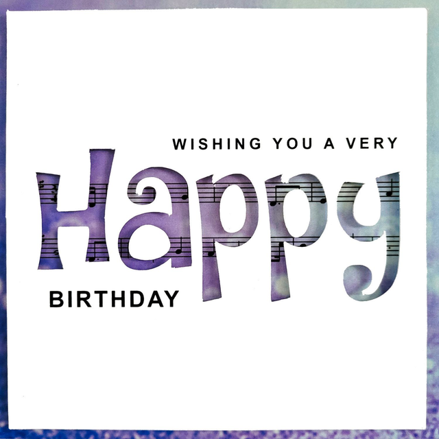 Wishing You A Very Happy Birthday - Blue