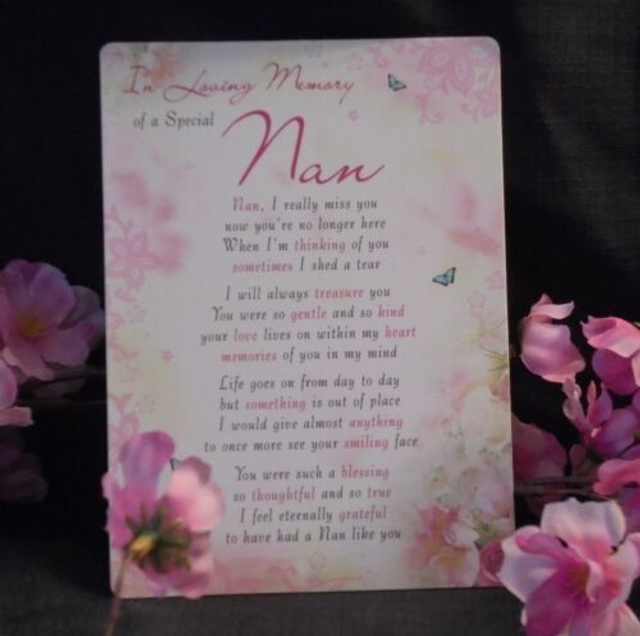 Beautiful Verse Graveside, Memorial, Funeral, Remembrance, Cemetery Cards.