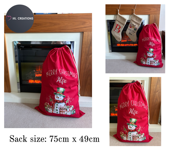Personalised Christmas Sack 