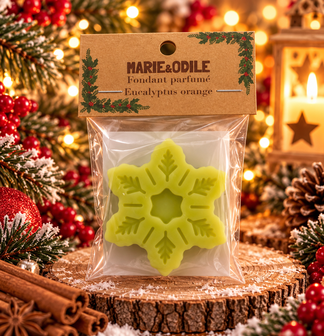 Fondant parfumé Eucalyptus orange- 14 grammes