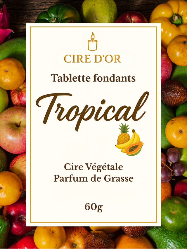 Tablette de fondants Tropical