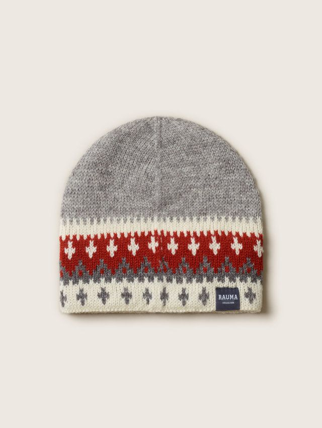 Varde Hat - Grey/Rust Red - One Size