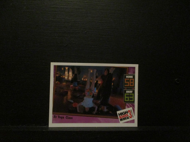 At Yoga Class - Location Card High School Musical 3 Senior Year Original Trading Card