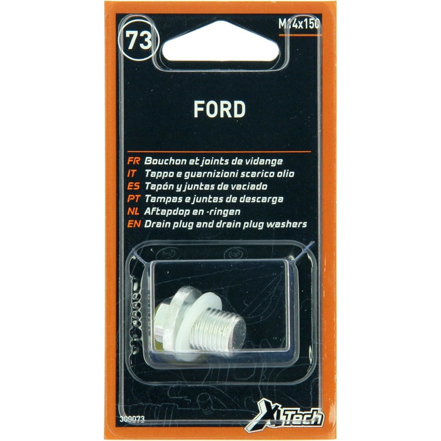 Bouchon de vidange M14 x 150 N°73 + 2 joints d&#039;étanchéité, diamètre 14 mm pour carter d&#039;huile