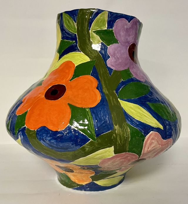 Vase grand format fleurs