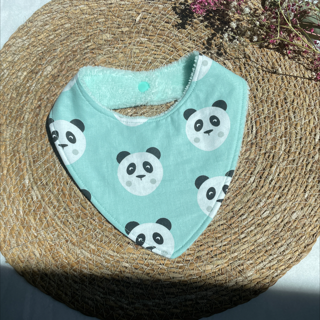 Bavoir bandana 0/9mois garçon personnalisable 
