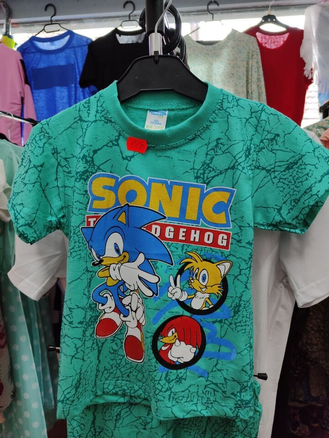 Sonic the Hedgehog Kinder Kostum Gr 104/110/122/128