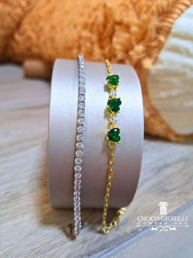 Tennis e Cuori - Argento 925