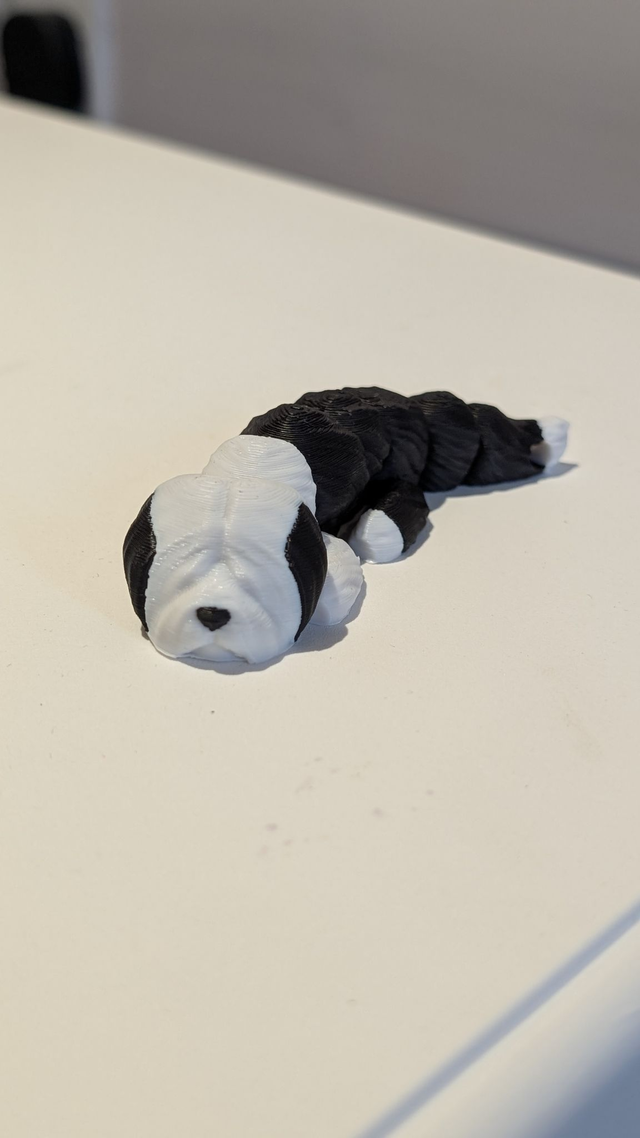 English Sheepdog Flexi Figure