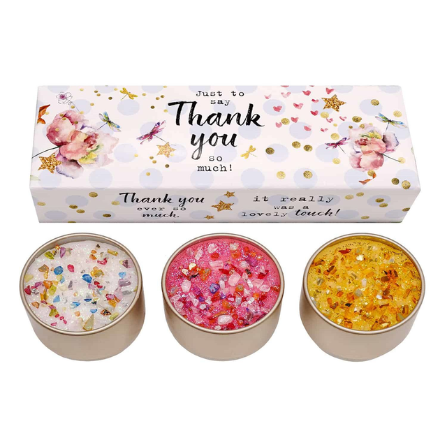 Just Because Three Lites – Thank You - Candle Gift set