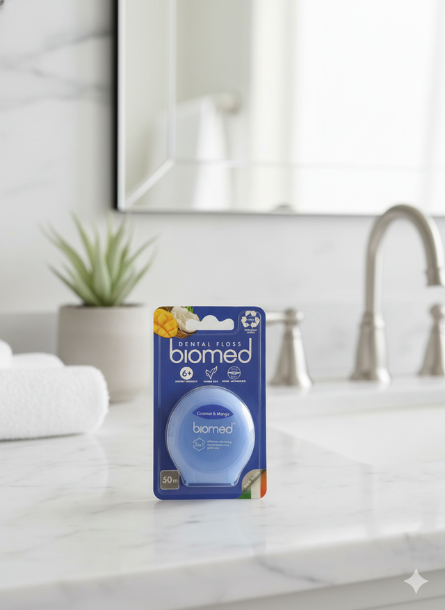 Fil dentaire 3 en 1 mangue coco (Biomed)