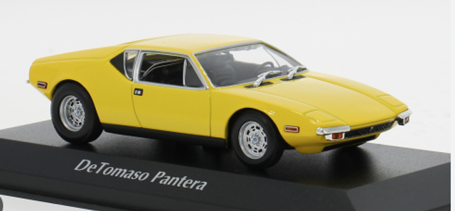 De Tomaso Pantera 1972 gelb Maxichamps 1:43